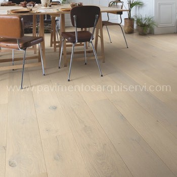 Madera Natural Parquet Roble Helado Extramate